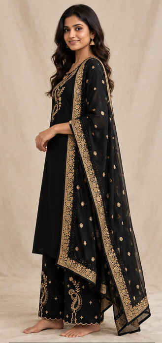 Vatican Stitched Palazzo Salwar Suit Set