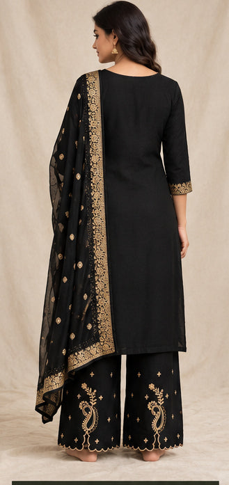 Vatican Stitched Palazzo Salwar Suit Set