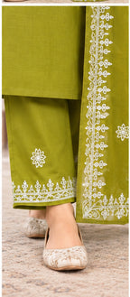 Pure Cotton Stitched Palazzo Salwar Suit Set with Double Pockets