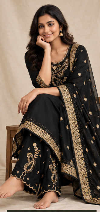 Vatican Stitched Palazzo Salwar Suit Set