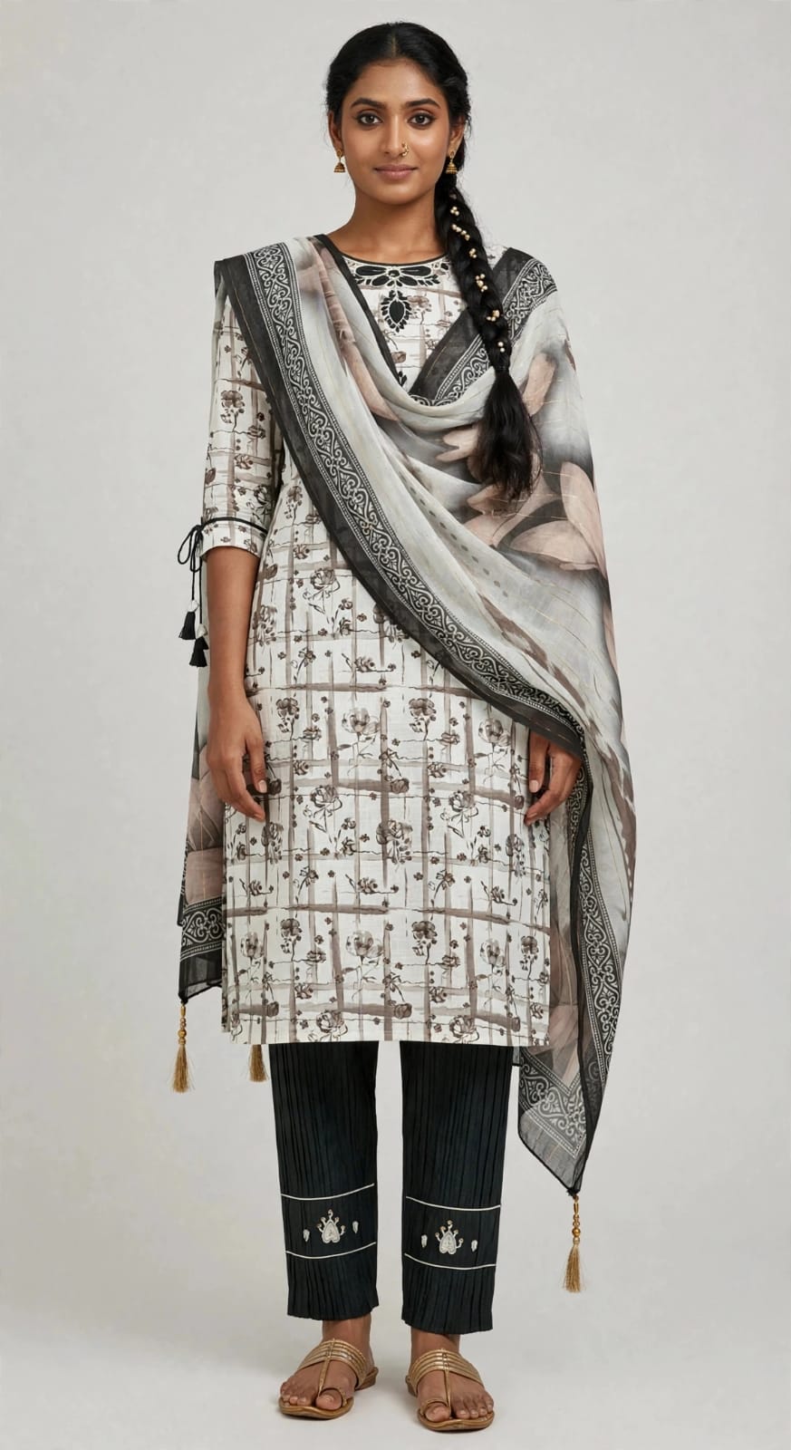 Pure Cotton Stitched Salwar Suit Set