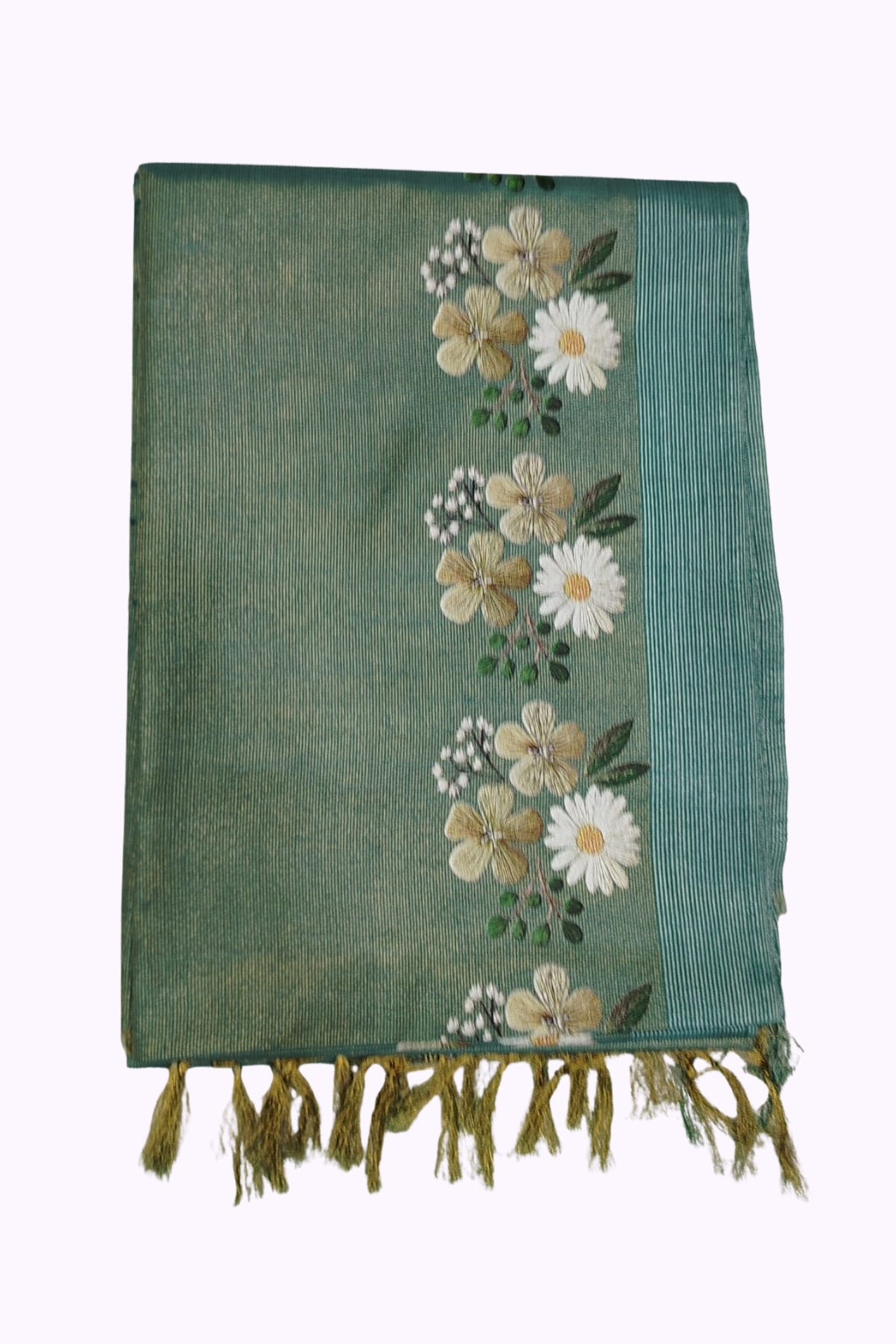 Bhagalpur Art Silk Saree - Blue