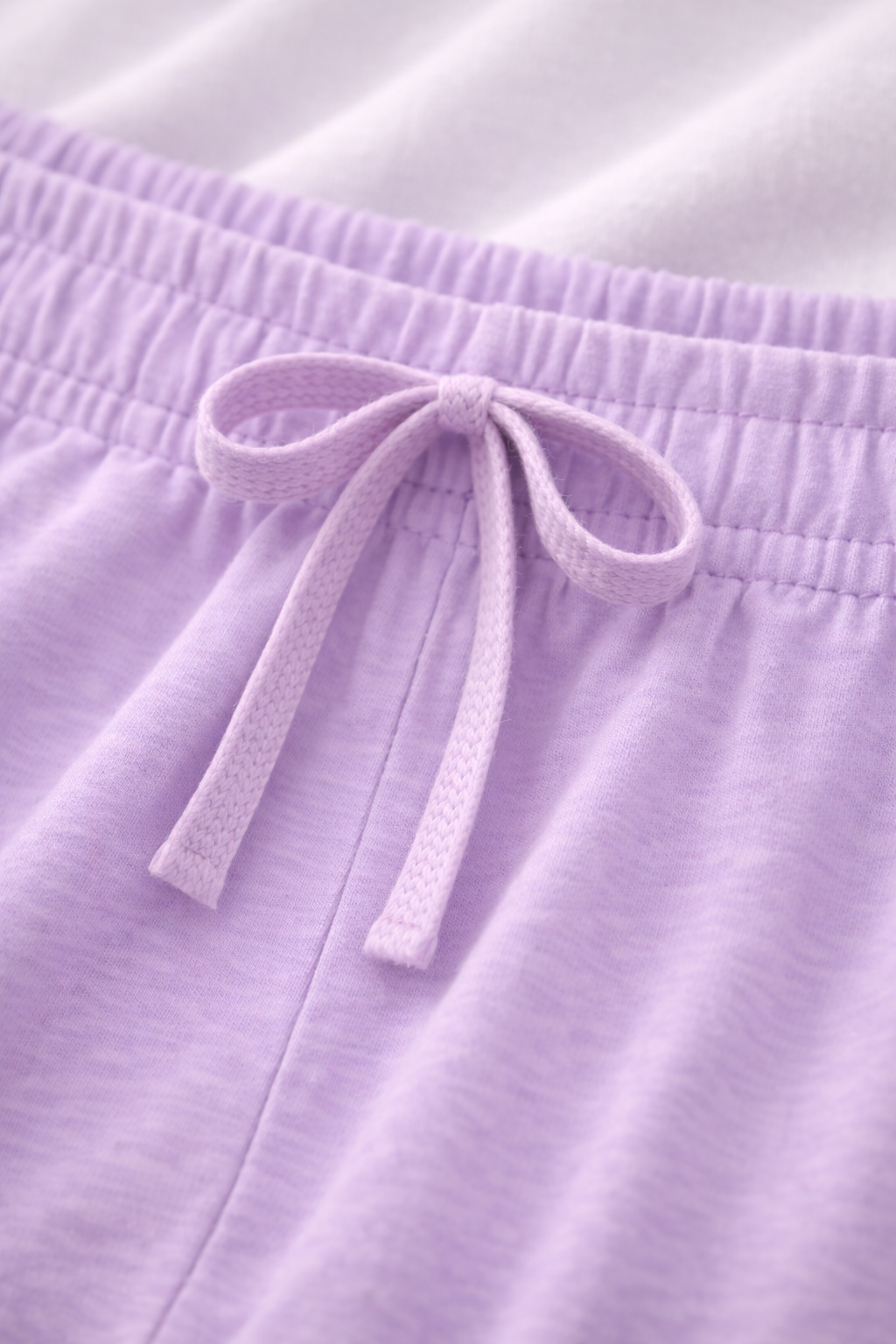 Lavender Printed Ladies Track Pant – Cotton Lycra, Elastic Waist with Pocket