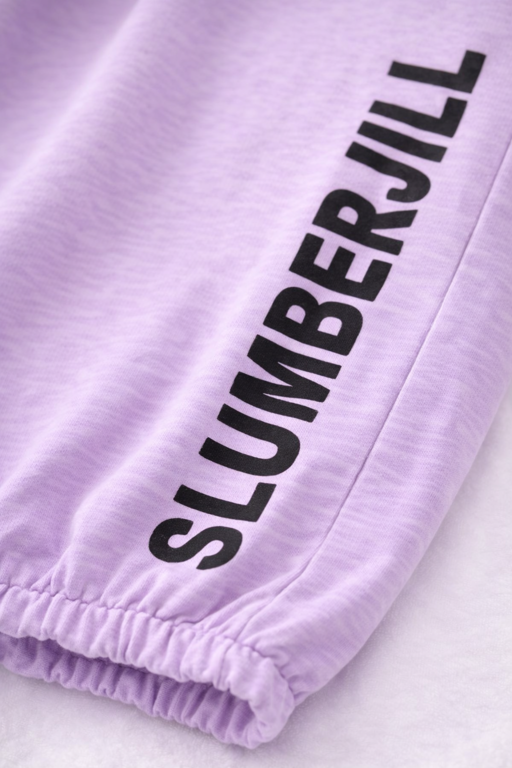 Lavender Printed Ladies Track Pant – Cotton Lycra, Elastic Waist with Pocket