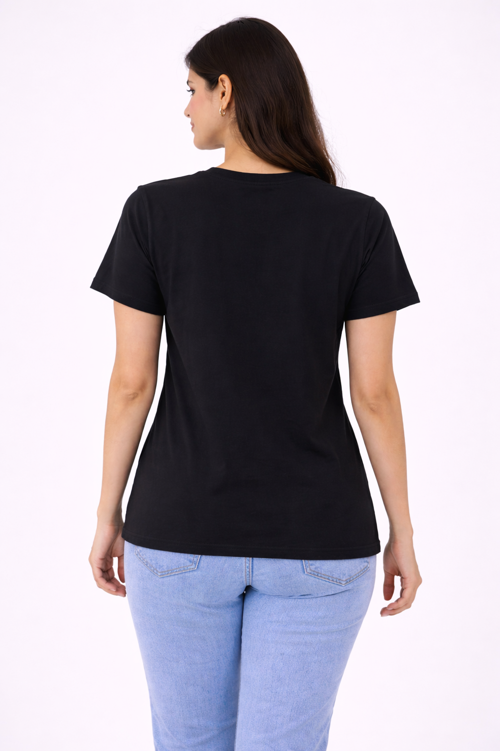 Black Wednesday Graphic T-Shirt for Women | Gothic Character Print Tee