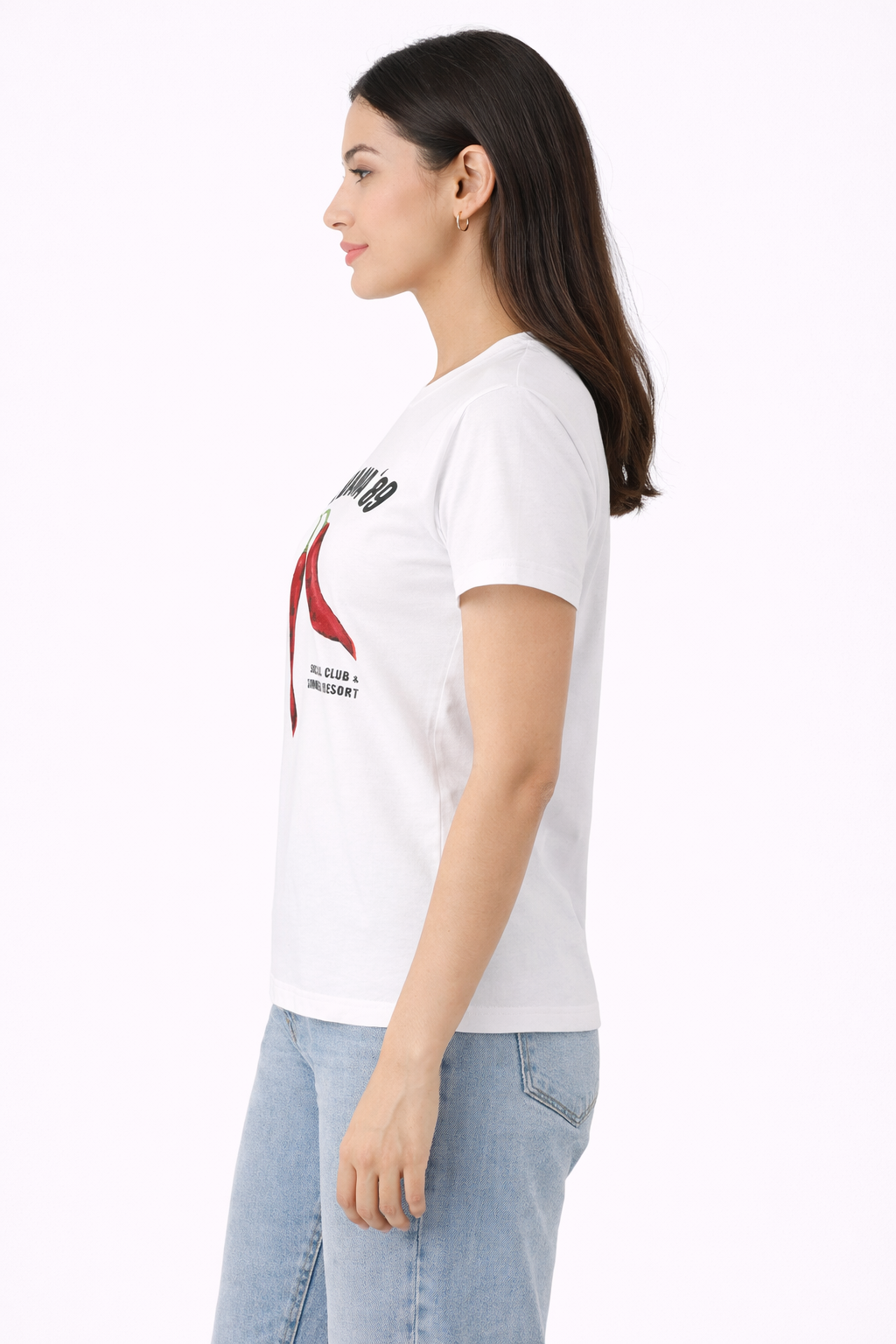 Women’s White “Havana ’89” Graphic T-Shirt – Resort Inspired Casual Top